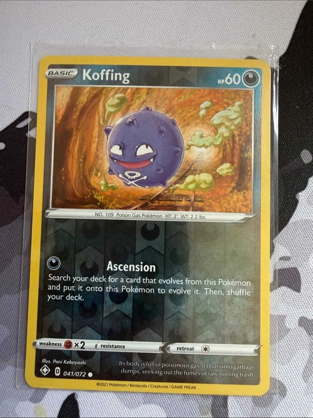 Koffing & Weezing Pokémon Evolution Reverse Holo Card Lot ☣️ | 7 Cards ✨5/$25✨